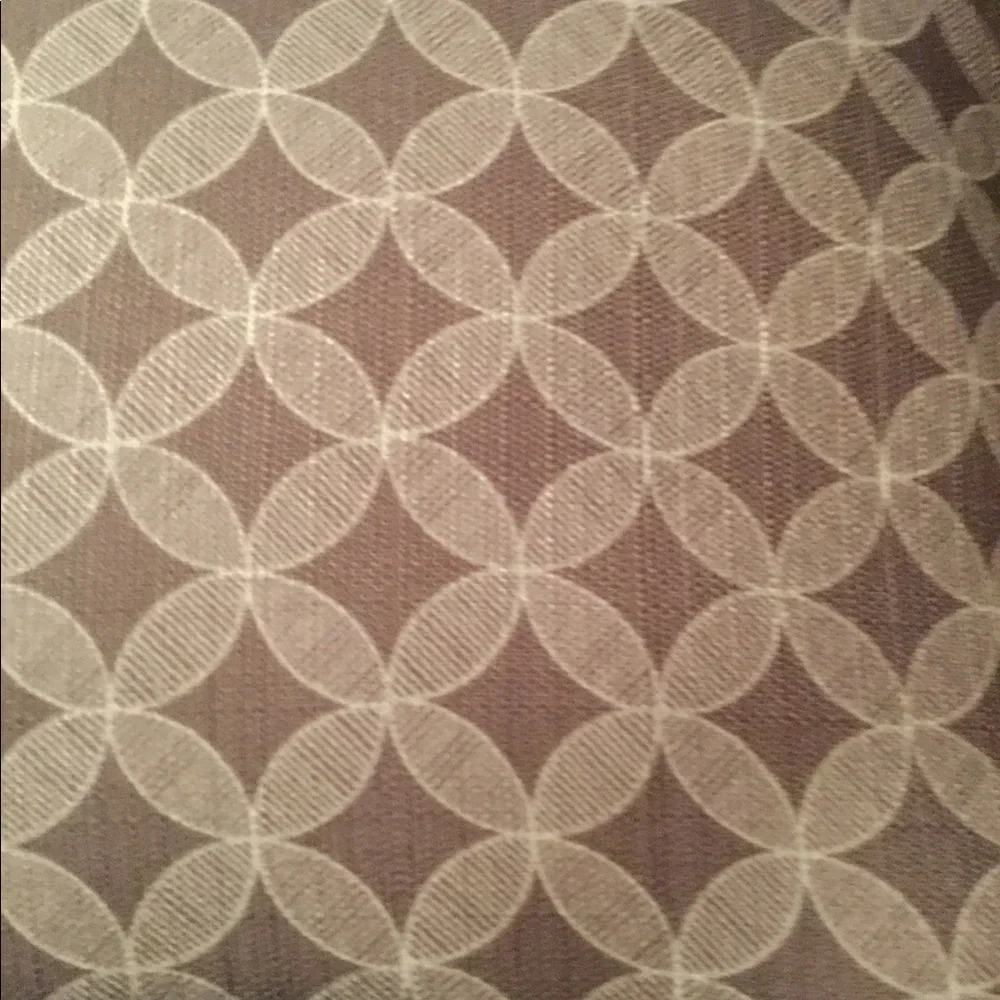 Gray and White Accent Pillow